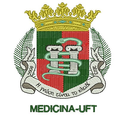 Matriz de matriz Matriz De Bordado Escudo Medicina Uft